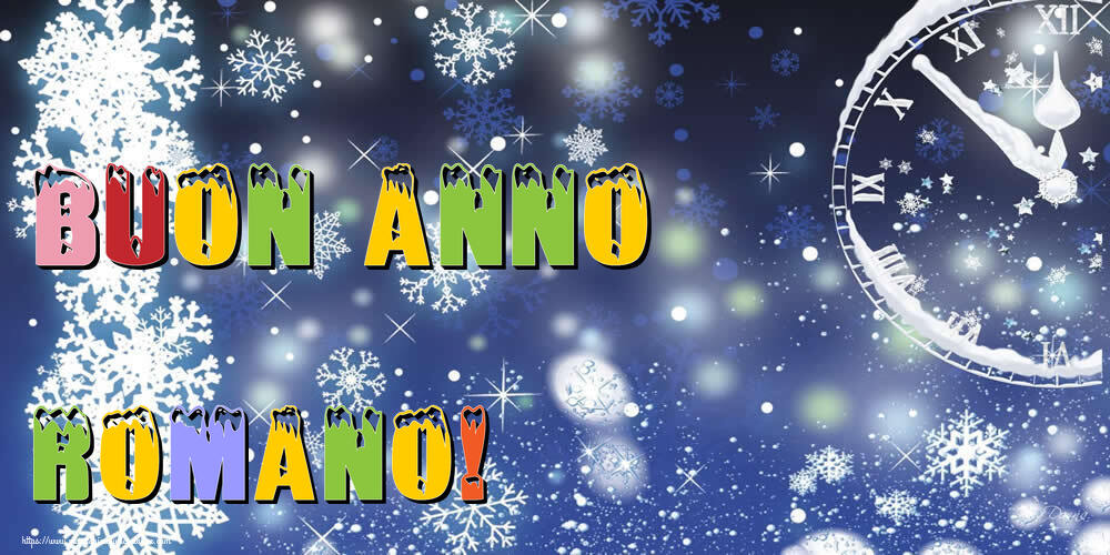 Cartoline di Buon Anno - Neve | Buon Anno Romano!