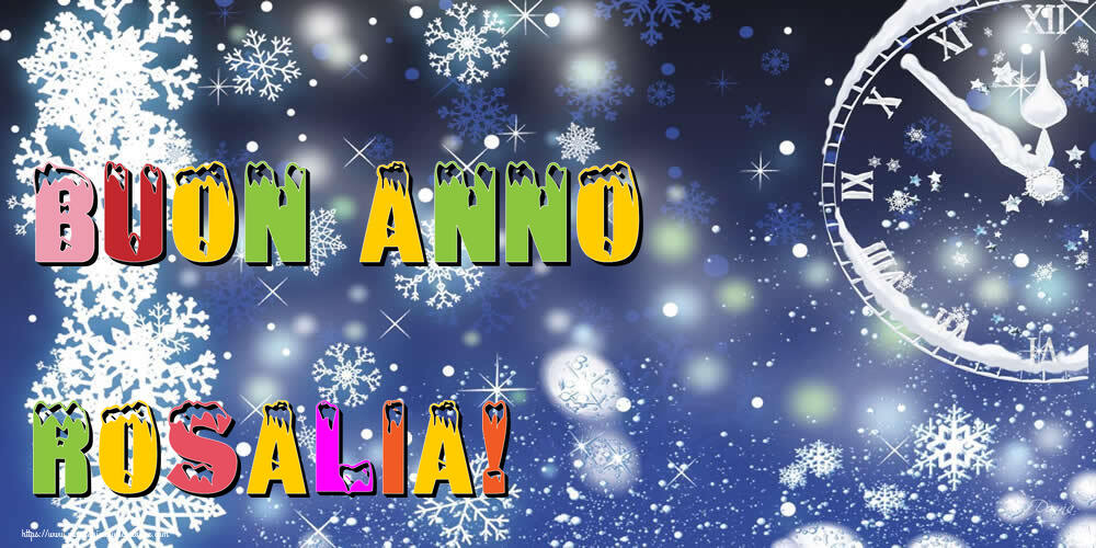 Cartoline di Buon Anno - Neve | Buon Anno Rosalia!