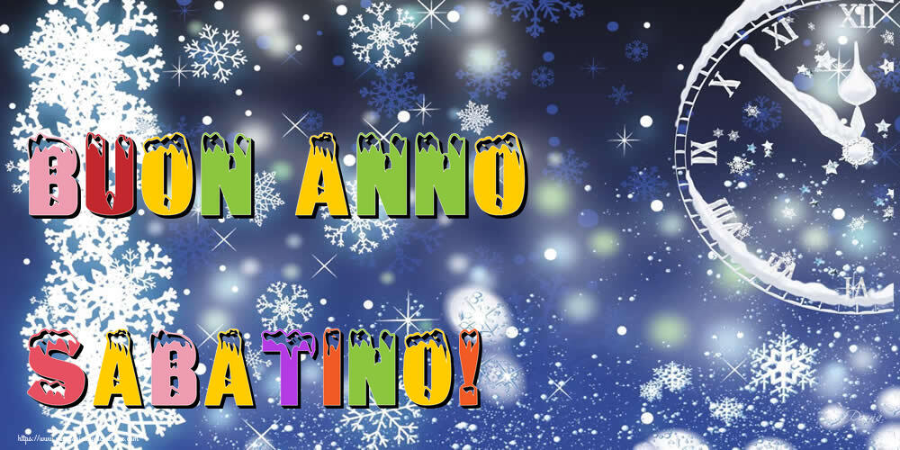 Cartoline di Buon Anno - Buon Anno Sabatino!