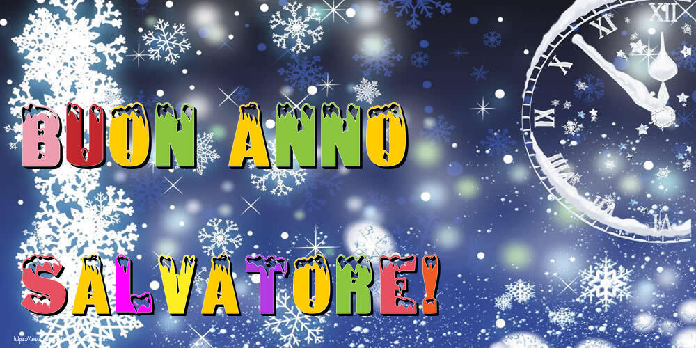  Cartoline di Buon Anno - Neve | Buon Anno Salvatore!