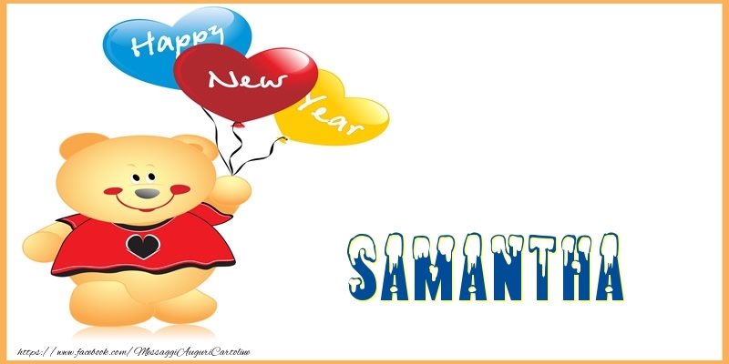Cartoline di Buon Anno - Happy New Year Samantha!