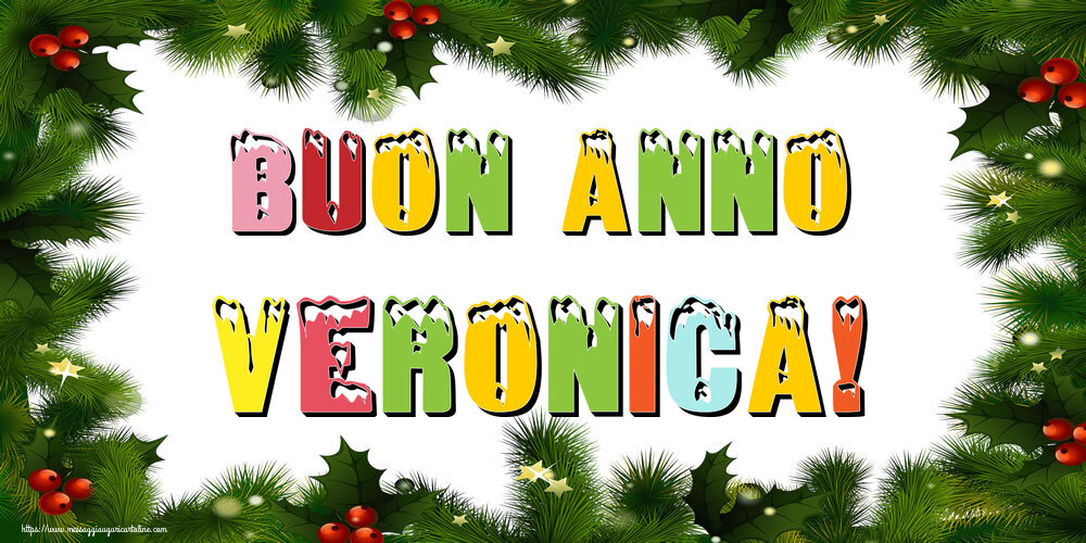  Cartoline di Buon Anno - Albero Di Natale & Palle Di Natale | Buon Anno Veronica!