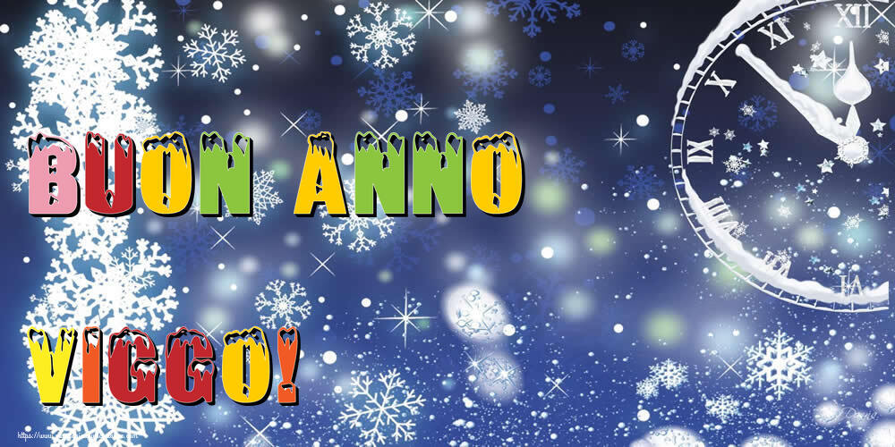 Cartoline di Buon Anno - Buon Anno Viggo!
