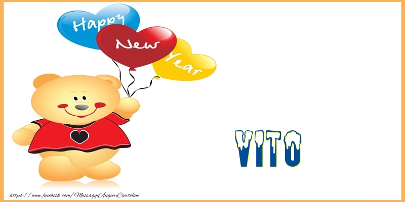 Cartoline di Buon Anno - Happy New Year Vito!