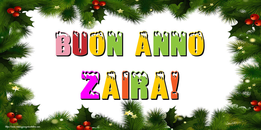 Cartoline di Buon Anno - Albero Di Natale & Palle Di Natale | Buon Anno Zaira!