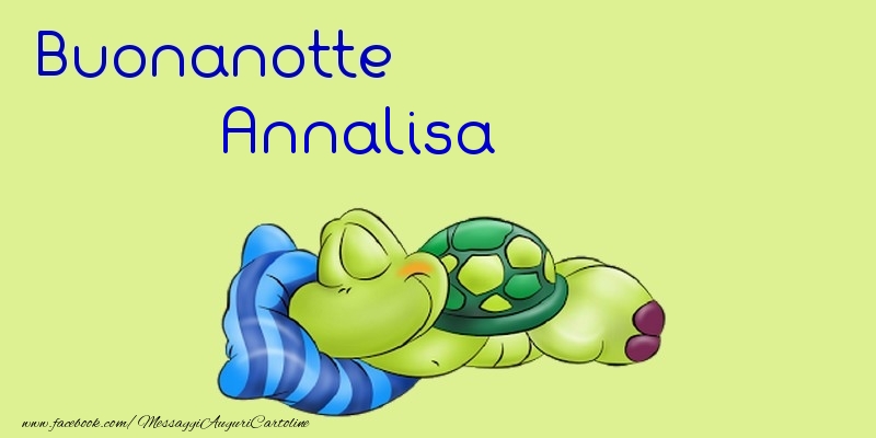 Cartoline di buonanotte - Animali | Buonanotte Annalisa
