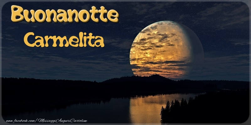  Cartoline di buonanotte - Luna | Buonanotte Carmelita