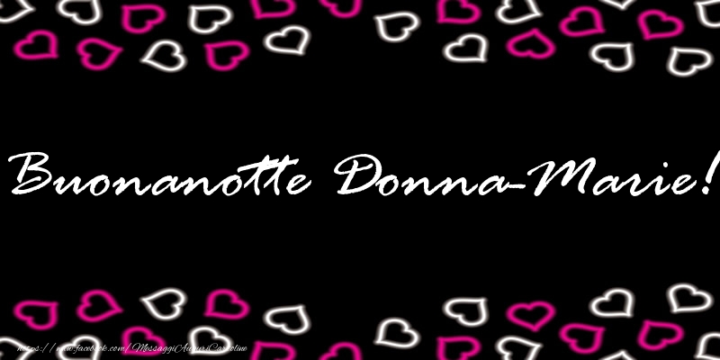 Cartoline di buonanotte - Buonanotte Donna-Marie!