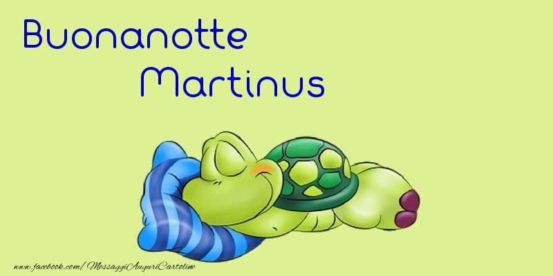 Cartoline di buonanotte - Buonanotte Martinus