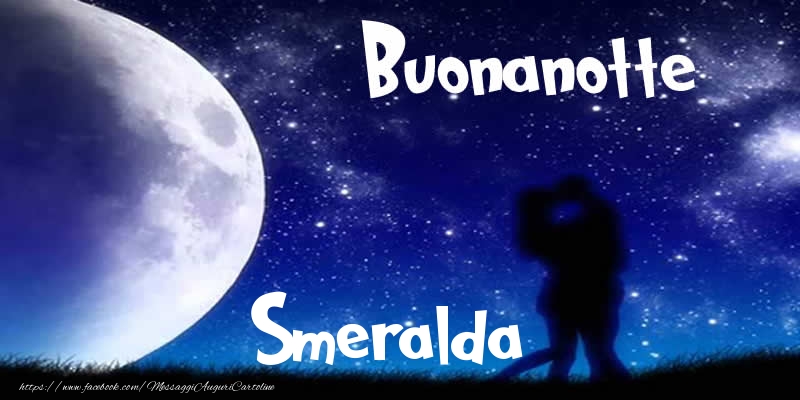 Cartoline di buonanotte - Luna | Buonanotte Smeralda!
