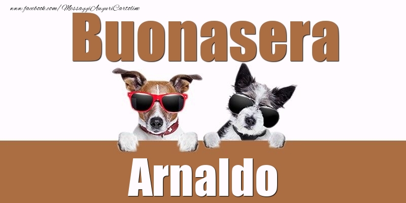 Cartoline di buonasera - Animali | Buonasera Arnaldo