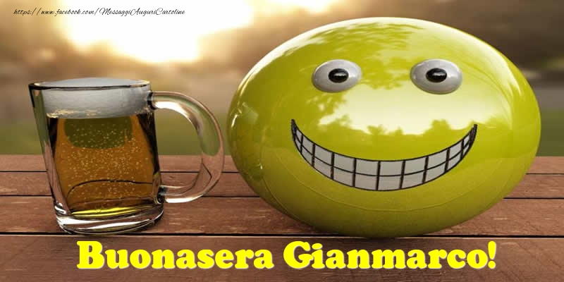 Cartoline di buonasera - Emoticons | Buonasera Gianmarco!