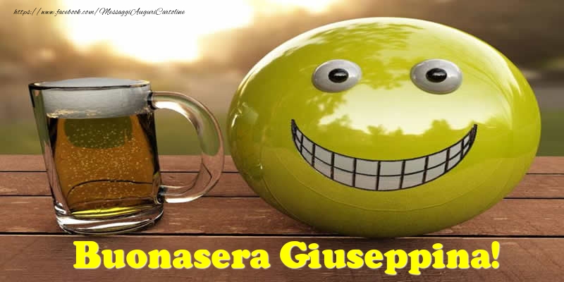 Cartoline di buonasera - Emoticons | Buonasera Giuseppina!