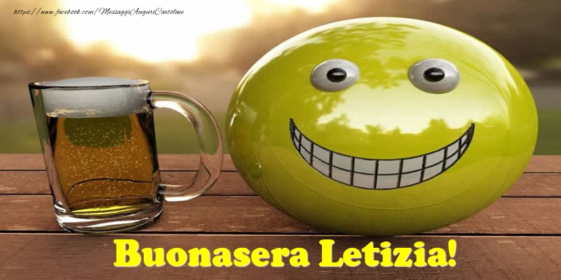 Cartoline di buonasera - Emoticons | Buonasera Letizia!