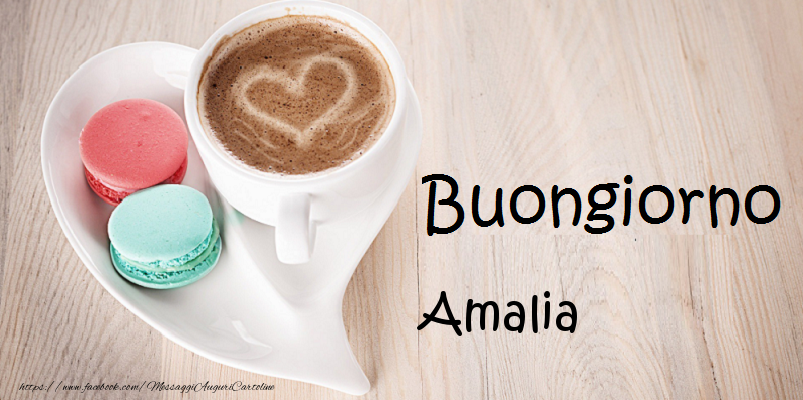 Cartoline di buongiorno - Caffè | Buongiorno Amalia