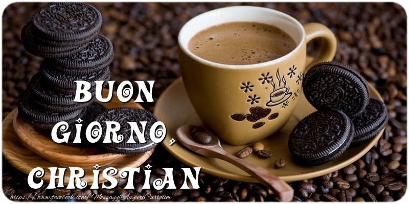 Cartoline di buongiorno - Caffè | Buon Giorno, Christian
