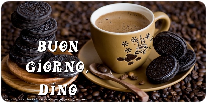 Cartoline di buongiorno - Caffè | Buon Giorno, Dino