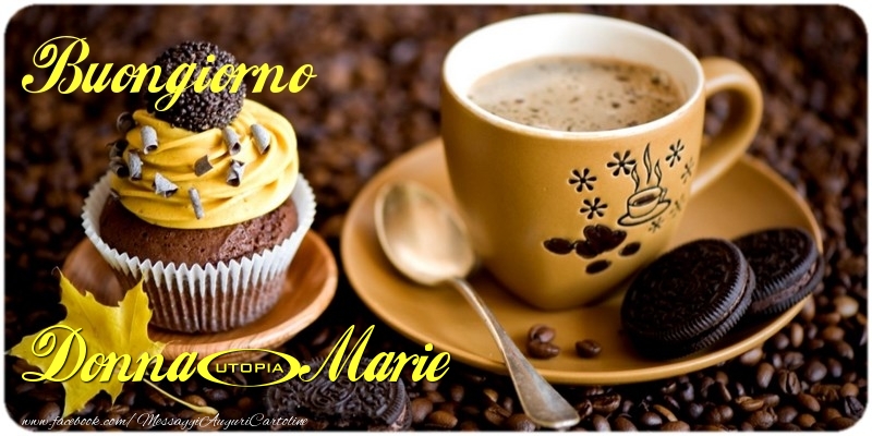 Cartoline di buongiorno - Caffè & Torta | Buongiorno Donna-Marie