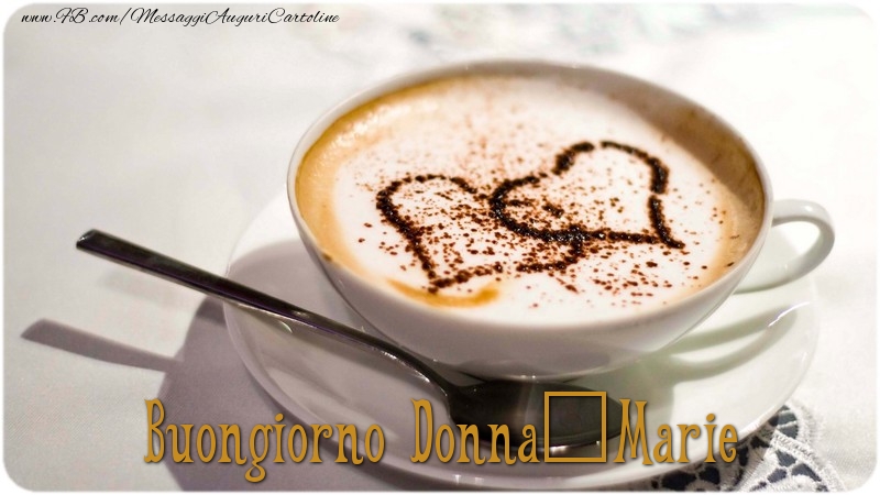 Cartoline di buongiorno - Caffè & 1 Foto & Cornice Foto | Buongiorno Donna-Marie