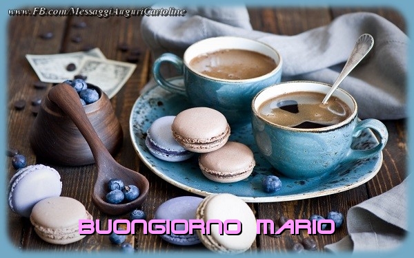 Cartoline di buongiorno - Caffè | Buongiorno Mario