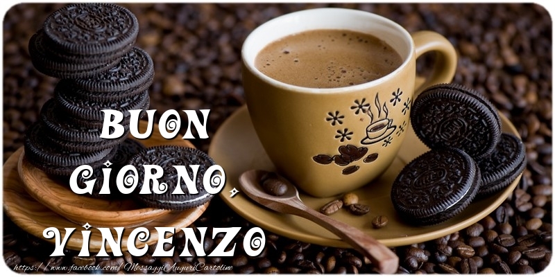 Cartoline di buongiorno - Caffè | Buon Giorno, Vincenzo