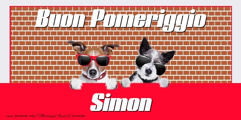 Cartoline di buon pomeriggio - Buon Pomeriggio Simon