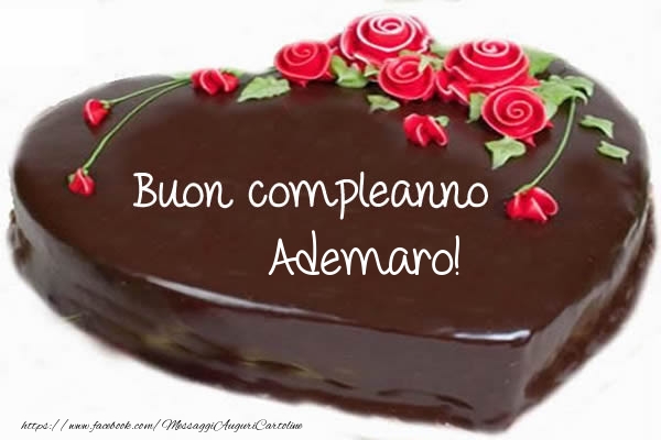 Cartoline di compleanno - Torta | Buon compleanno Ademaro!