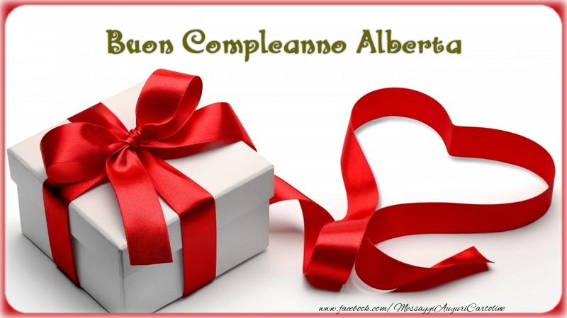 Cartoline di compleanno - Regalo | Buon Compleanno Alberta