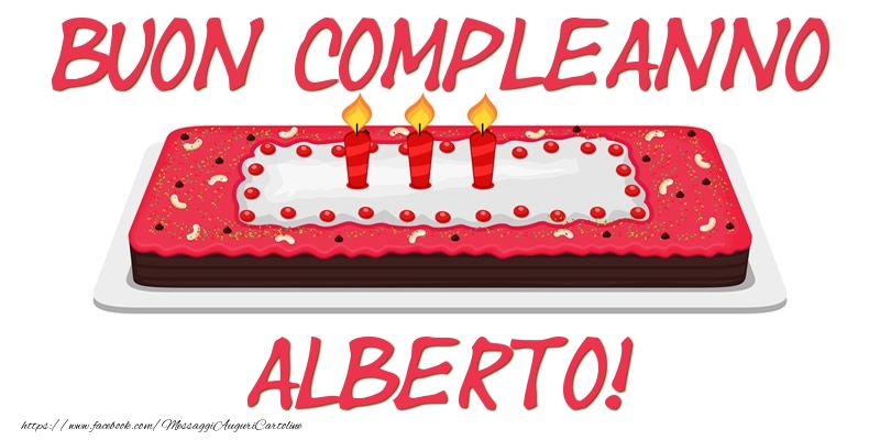 Cartoline di compleanno - Buon Compleanno Alberto!