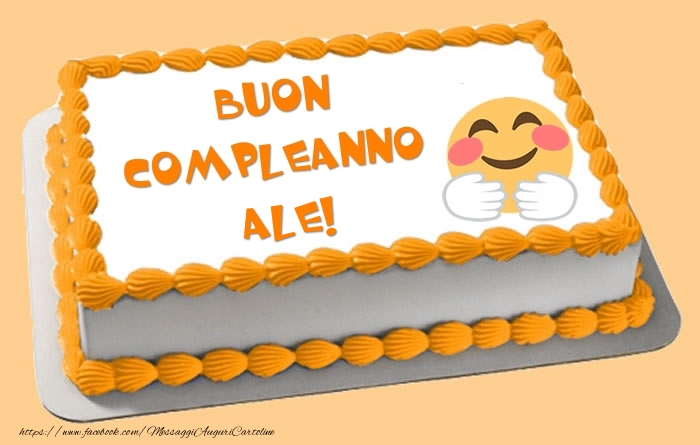 Cartoline di compleanno -  Torta Buon Compleanno Ale!