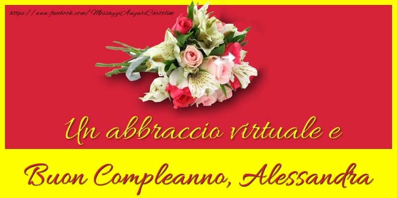 Cartoline di compleanno - Buon compleanno, Alessandra