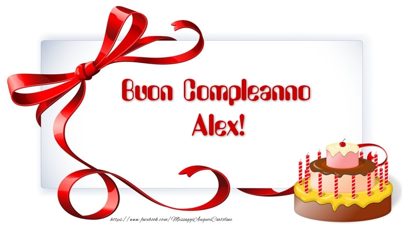 Cartoline di compleanno - Buon Compleanno Alex!