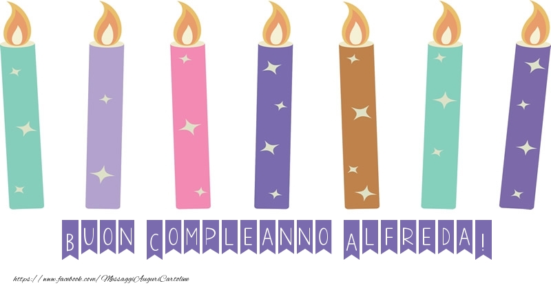 Cartoline di compleanno - Buon Compleanno Alfreda!