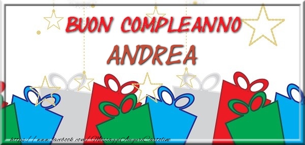 Cartoline di compleanno - Buon compleanno Andrea