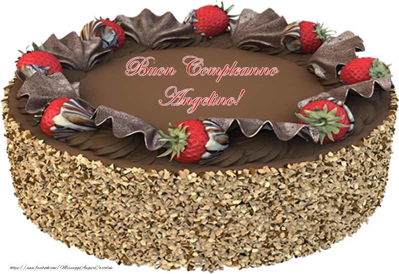 Cartoline di compleanno - Torta | Buon Compleanno Angelino!