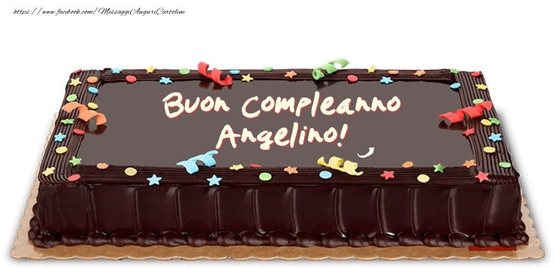Cartoline di compleanno - Torta di compleanno per Angelino!