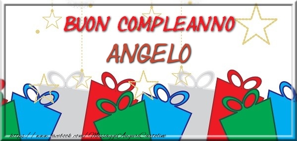 Cartoline di compleanno - Regalo | Buon compleanno Angelo