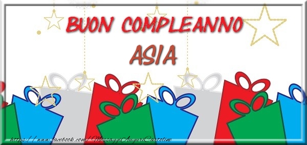 Cartoline di compleanno - Regalo | Buon compleanno Asia