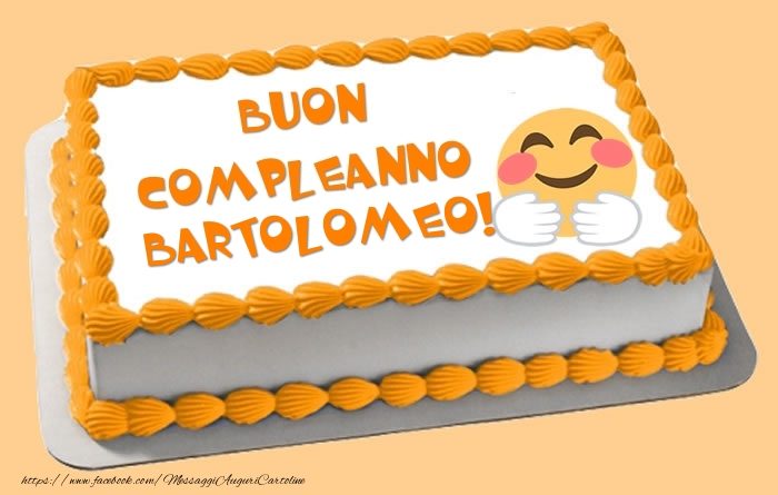 Cartoline di compleanno -  Torta Buon Compleanno Bartolomeo!