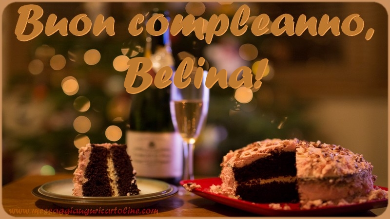 Cartoline di compleanno - Champagne & Torta | Buon compleanno, Belina