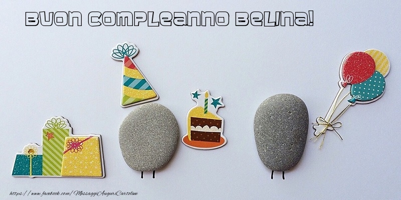 Cartoline di compleanno - Regalo & Torta | Tanti Auguri di Buon Compleanno Belina!