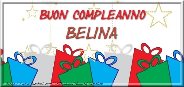 Cartoline di compleanno - Regalo | Buon compleanno Belina