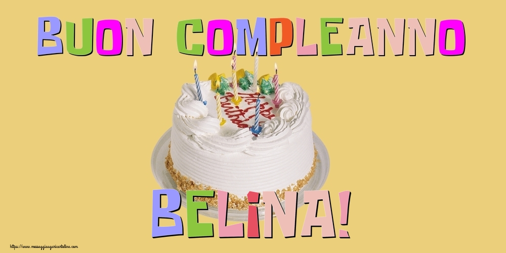 Cartoline di compleanno - Buon Compleanno Belina!
