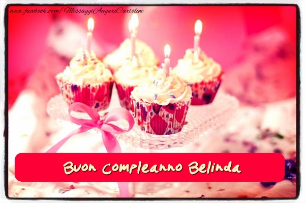 Cartoline di compleanno - Torta | Buon Compleanno Belinda