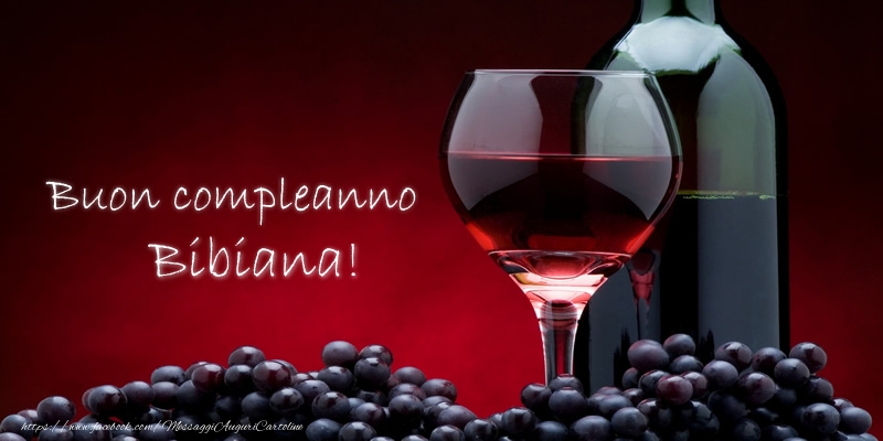 Cartoline di compleanno - Champagne | Buon compleanno Bibiana!
