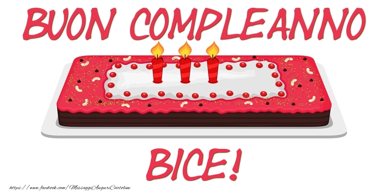 Cartoline di compleanno - Buon Compleanno Bice!