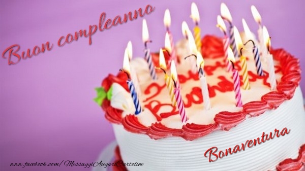 Cartoline di compleanno - Torta | Buon compleanno, Bonaventura!