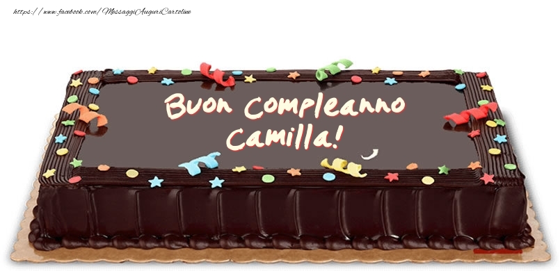 Cartoline di compleanno -  Torta di compleanno per Camilla!