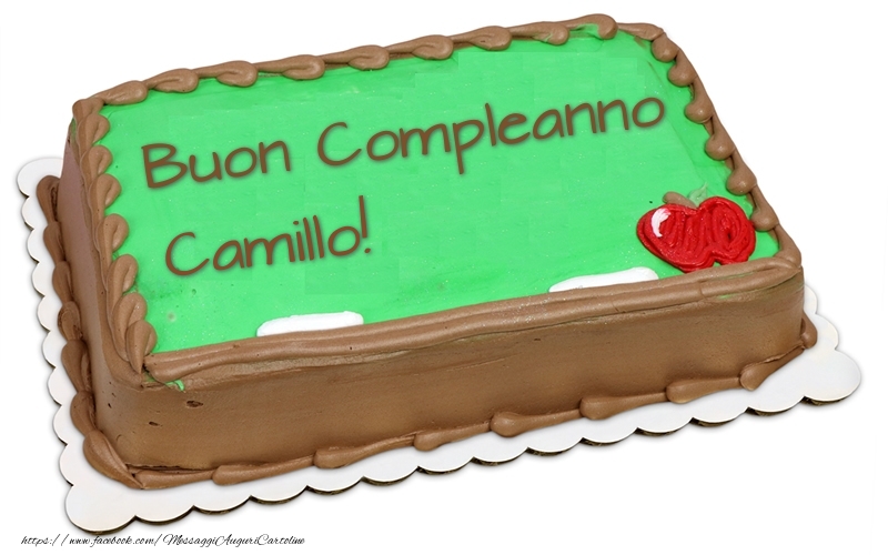 Cartoline di compleanno -  Buon Compleanno Camillo! - Torta