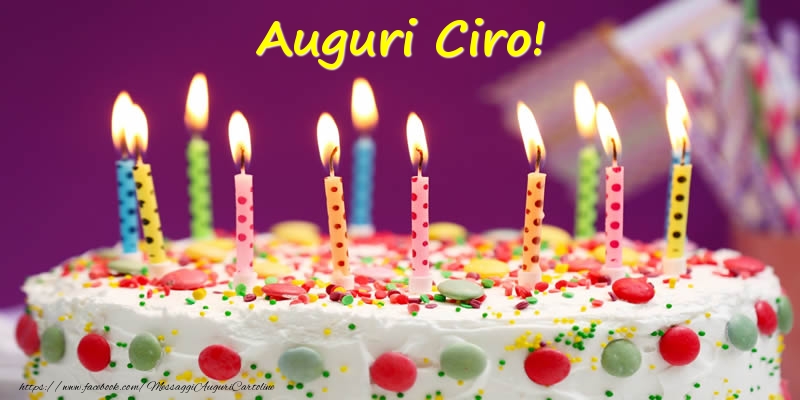Cartoline di compleanno - Auguri Ciro!